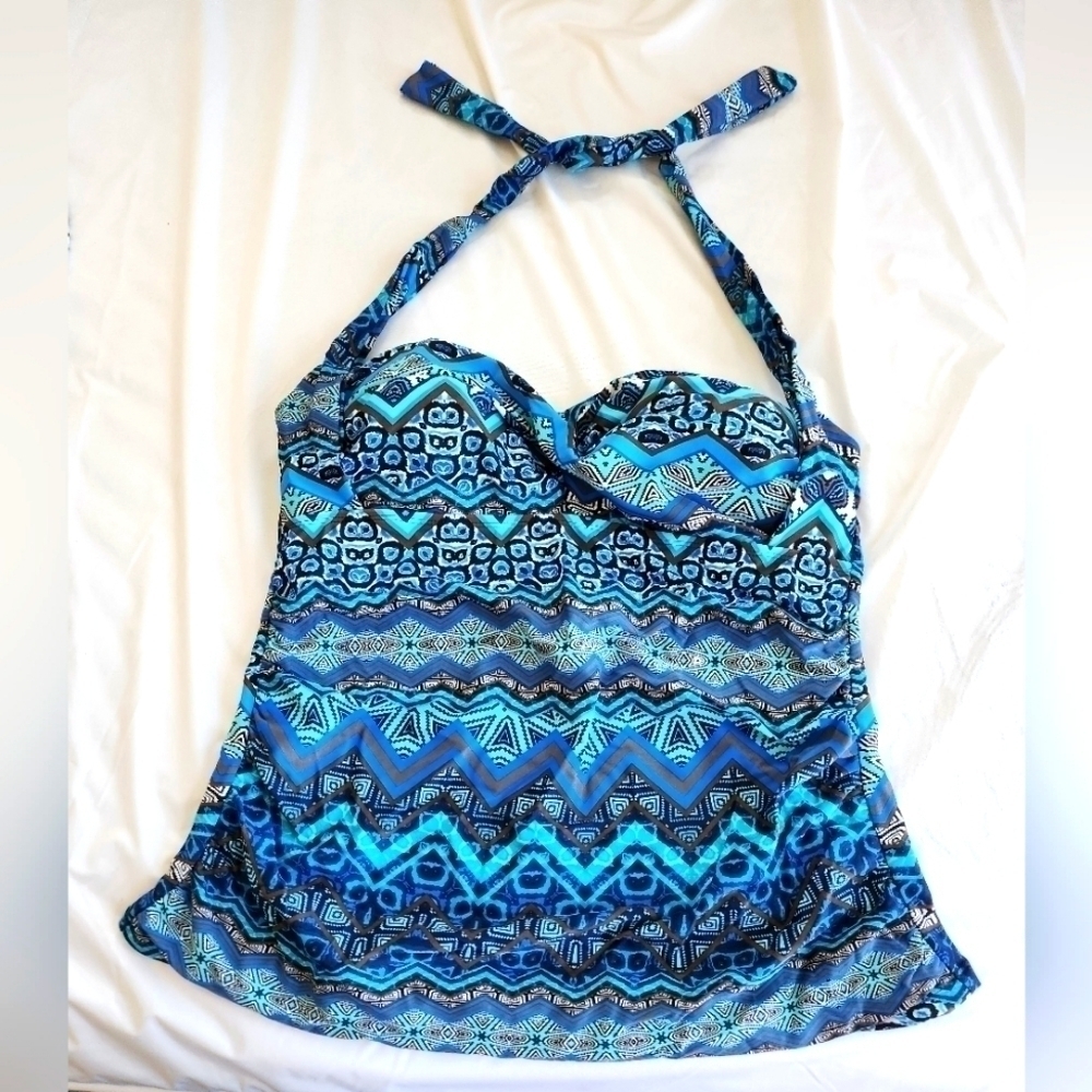 Shore Club Tankini Top size 14 - Picture 1 of 3
